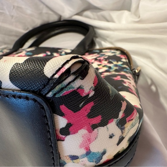 Kate Spade Black Floral Brightwater Dr Rachelle Satchel - Picture 5 of 16